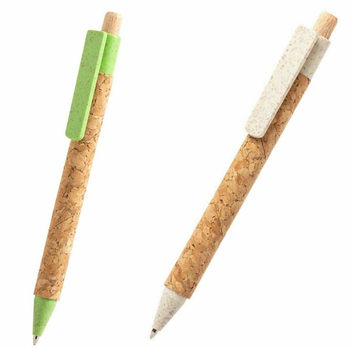 ручки из пробки и пшеницы