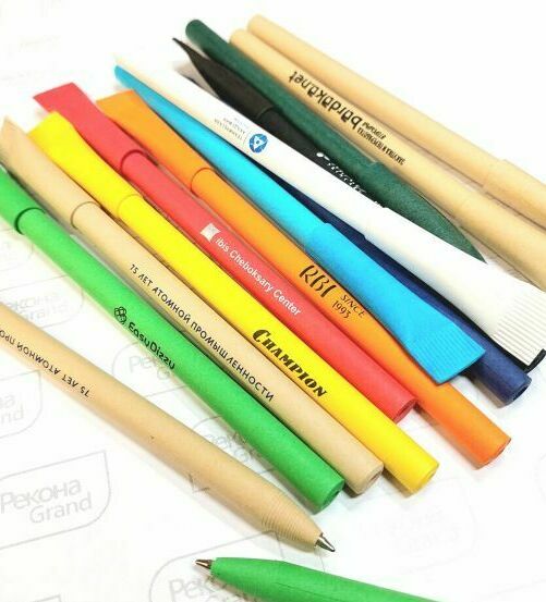 эко ручки с логотипом